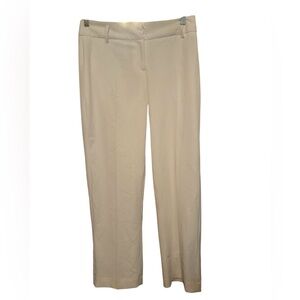 NWT WHITE HOUSE BLACK MARKET WHITE TROUSERS/PANTS SIZE 6